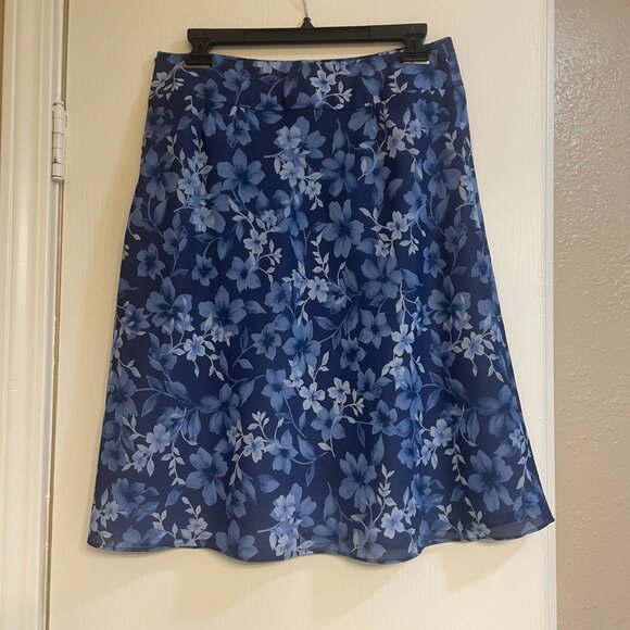 Ann Taylor Factory blue skirt size 6 - Picture 2 of 6